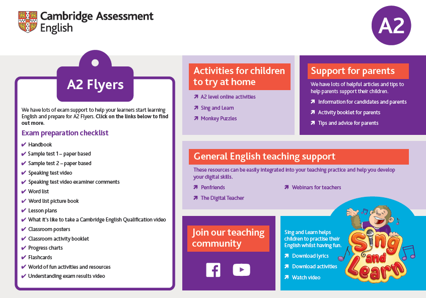 Support for Teachers - A2 Flyers - Image