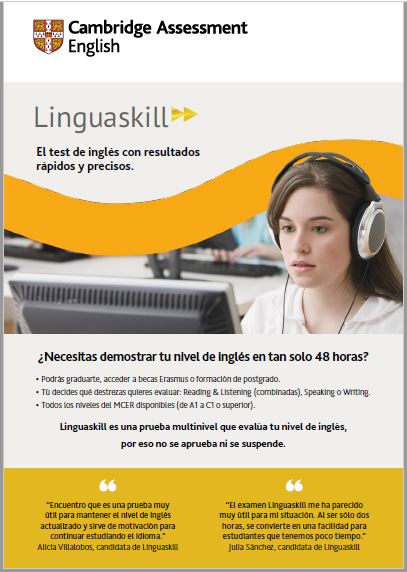 Linguaskill A5 Spanish Brochure