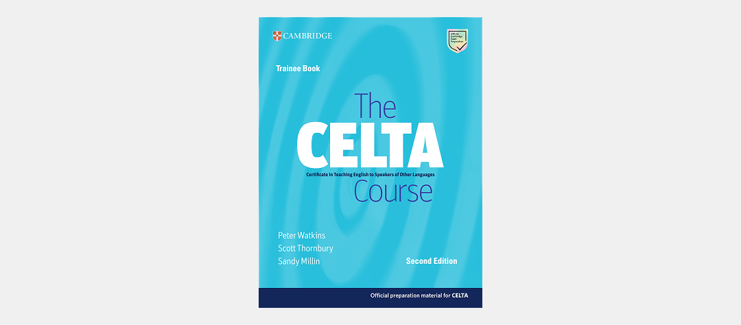 CELTA trainee book cover from Cambridge