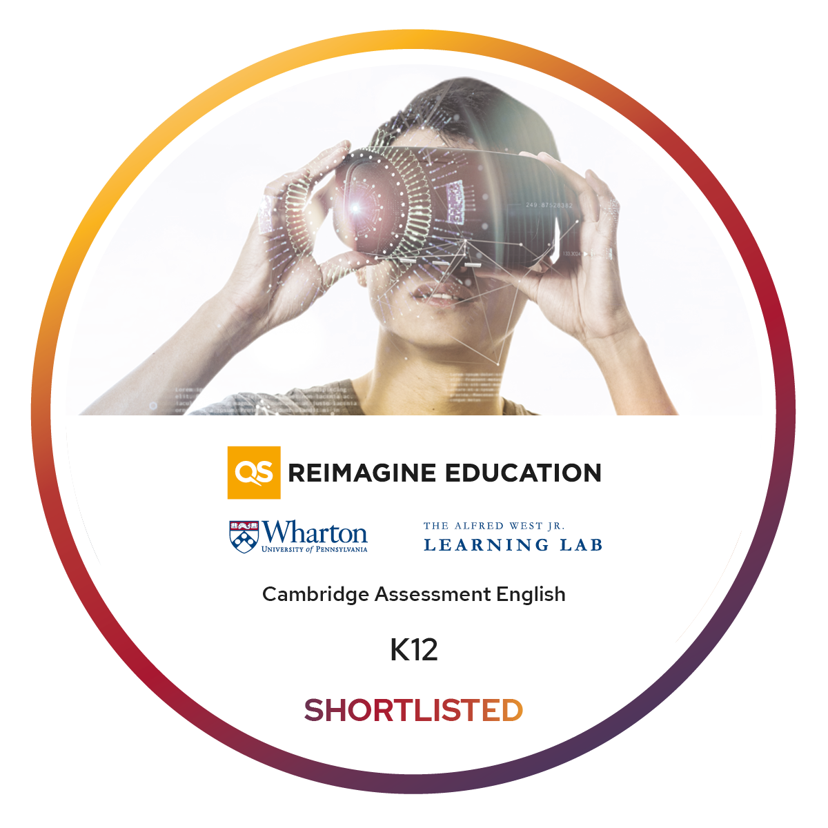 Reimagine Education K12 Shortlisted badge