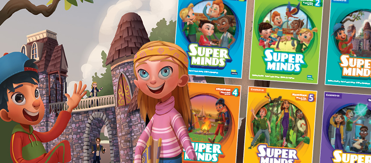 Super Minds Second Edition book cover.