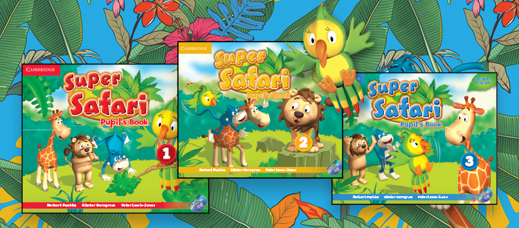Polly the parrot with safari friends.