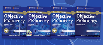 Four Cambridge books for C2 exam prep.