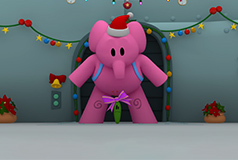 Pocoyo elephant in space