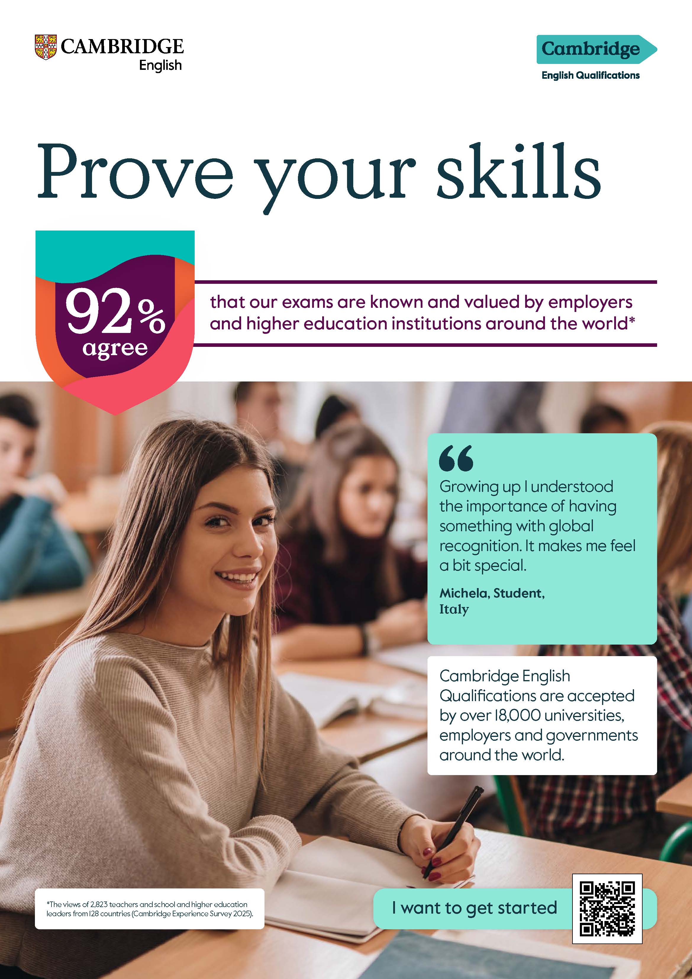 Prove your skills cover