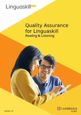 Quality Assurance for Linguaskill - Reading and Listening cover image