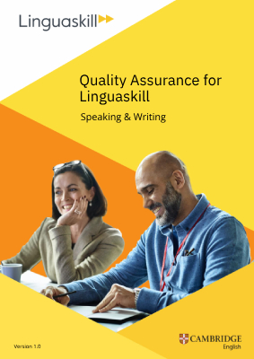 Quality Assurance for Linguaskill - Speaking and Writing cover image