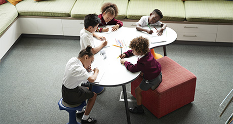 young learners in class