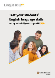 Linguaskill brochure for higher education institutions 