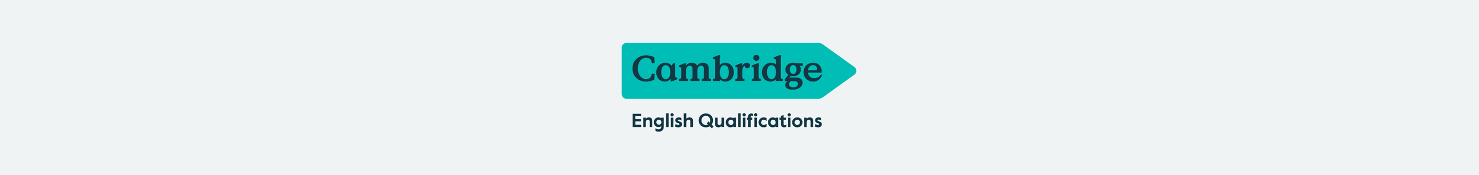 Cambridge english qualifications banner