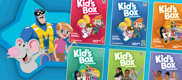 Kid’s Box New Generation book cover with characters.