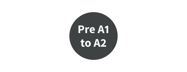 Exámenes de Young Learners, de Pre A1 a A2.