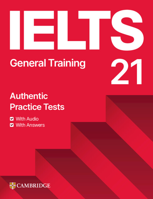 IELTS 21 general practice test book cover