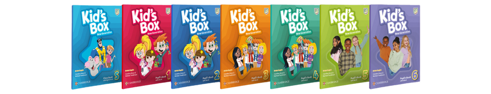 Kid's Box New Generation book covers