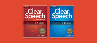 clear speech book cover.