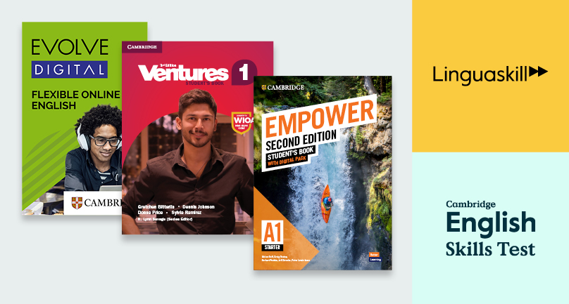 Conception de couverture English Skills Test.