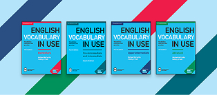English Vocabulary in Use book covers.