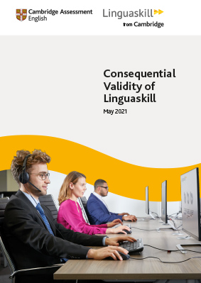 Linguaskill report cover