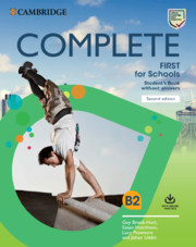 Complete first for schools 2nd edition book cover
