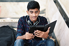 boy reading