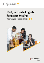 Linguaskill brochure for employers