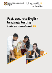 Linguaskill brochure for employers