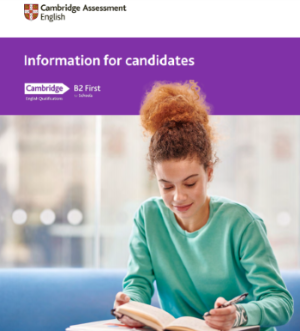 B2 First for Schools information for candidates - Image