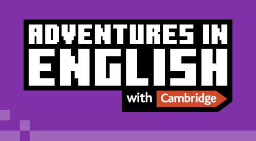 English adventures with Cambridge logo
