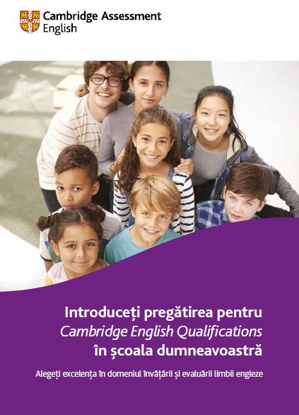 Broșura Cambridge English pentru școli