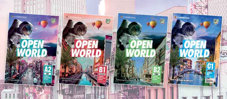 Cambridge Open world series book covers